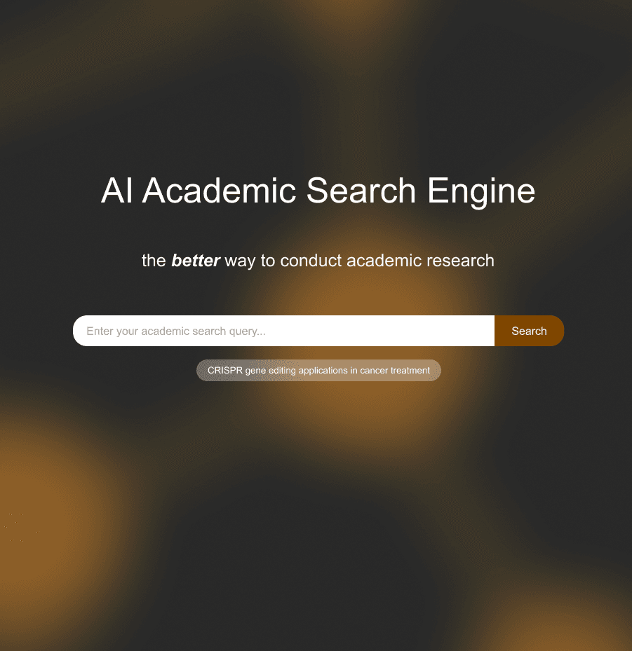 AI Academic Research Engine